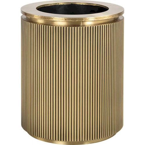 Cache-pot En Métal Brossé Or