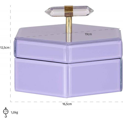 Boîte De Rangement Élégante Violette
