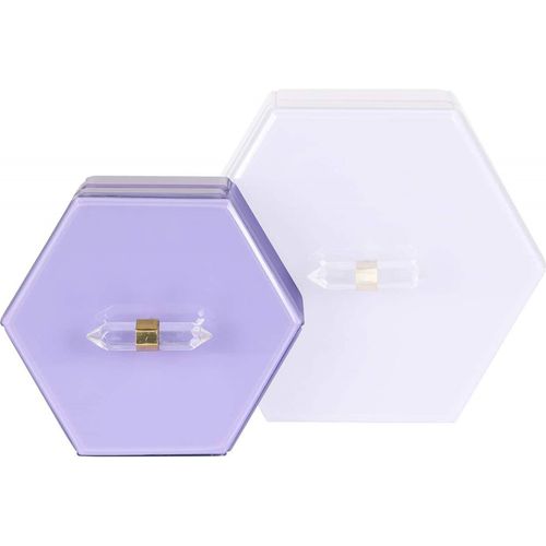 Boîte De Rangement Élégante Violette