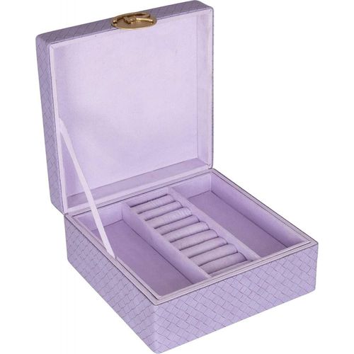 Boîte à Bijoux Élégante Violette