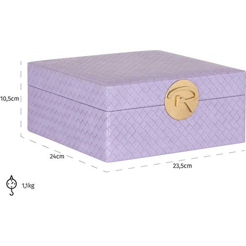 Boîte à Bijoux Élégante Violette