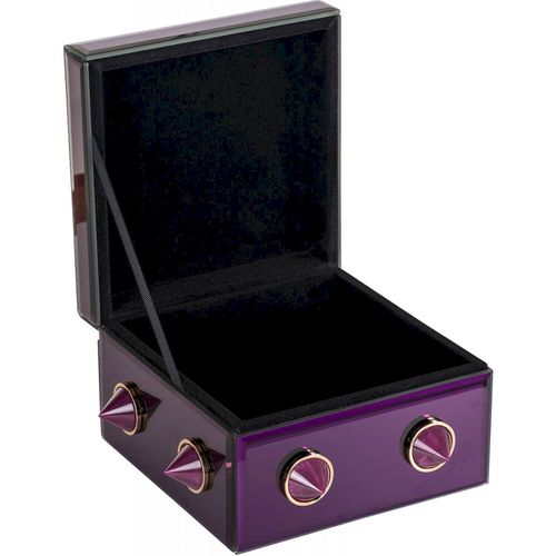 Boîte De Rangement Violette Élégante