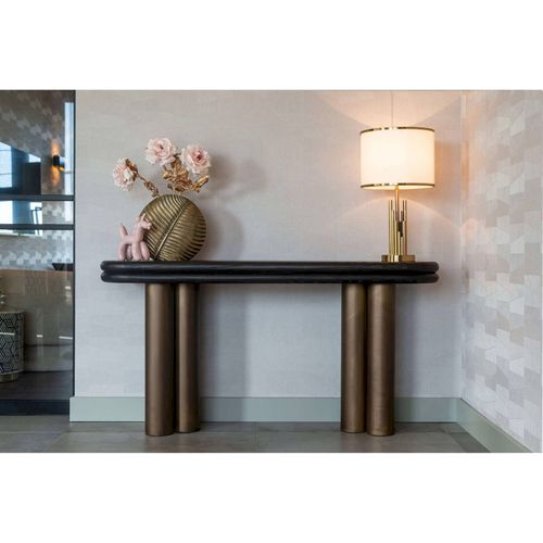 Console Élégante Macaron Finition Rustique