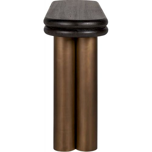 Console Élégante Macaron Finition Rustique