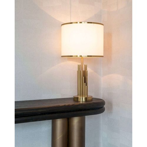 Console Élégante Macaron Finition Rustique