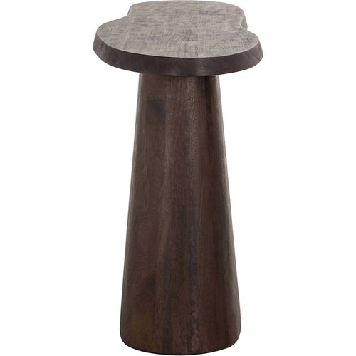 Console Élégante En Bois Foncé Odile