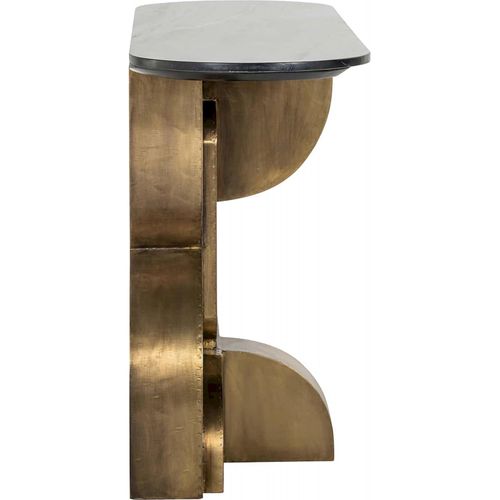 Console Élégante Maddox Noir Et Or