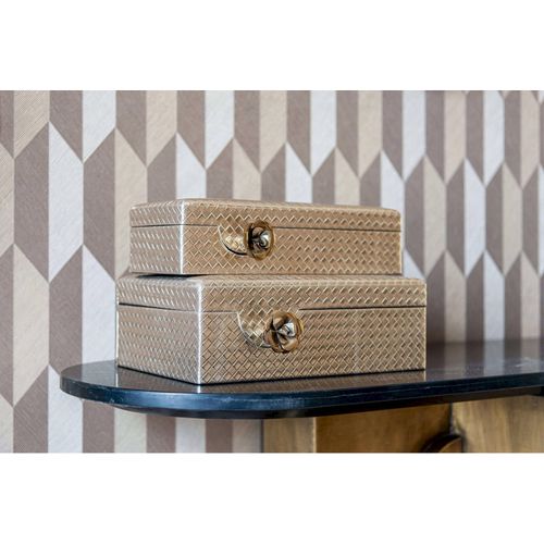 Console Élégante Maddox Noir Et Or