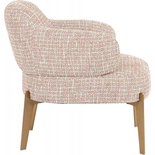 Chaise Lounge Venus Rose Élégant