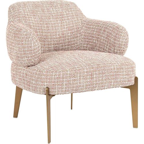Chaise Lounge Venus Rose Élégant