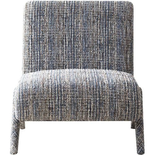Fauteuil Lounge Bleu Confort Élégant