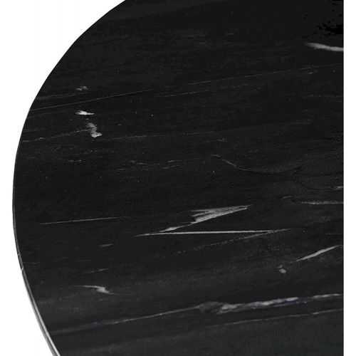 Table à Manger Élégante Marbre Noir