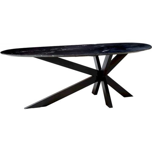 Table à Manger Élégante Trocadero Noire