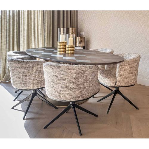 Table à Manger Luxor Ovale Élégante