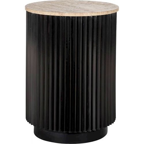 Table D'appoint Élégante Hampton Travertin