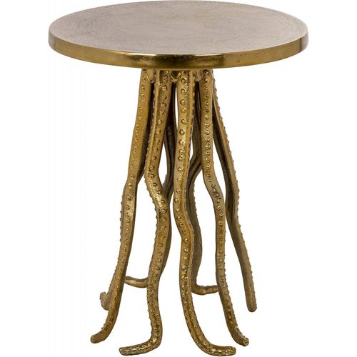 Table D'appoint Élégante En Or