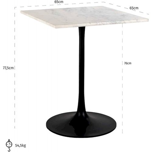 Table D'appoint Marbre Blanc Élégante