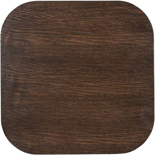 Table D'appoint Élégante En Chêne Foncé