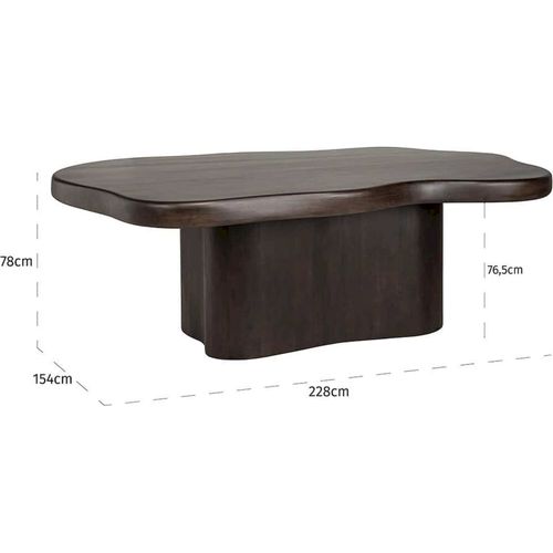 Table à Manger Organique En Acacia