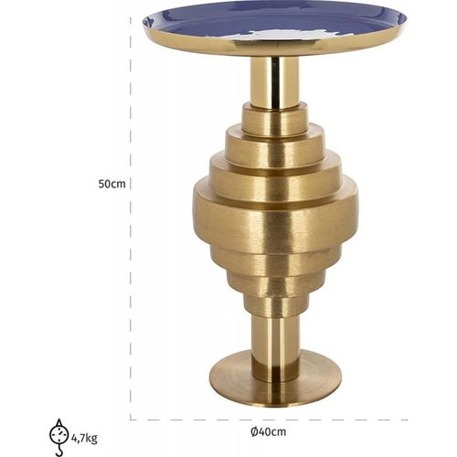 Table D'appoint Élégante En Laiton