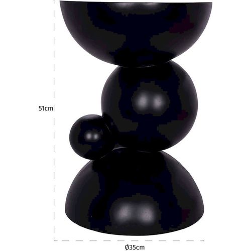 Table D'appoint Design Noir Élégant