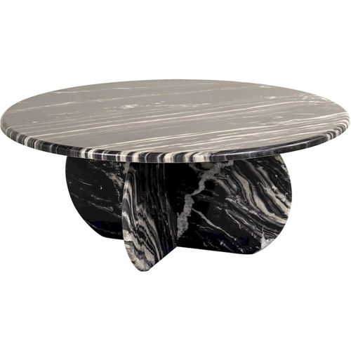 Table Basse Élégante En Marbre Noir
