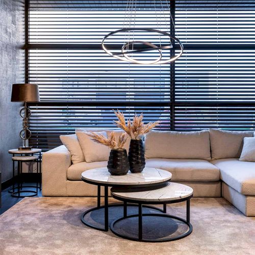 Tables D'appoint Élégantes En Marbre Blanc