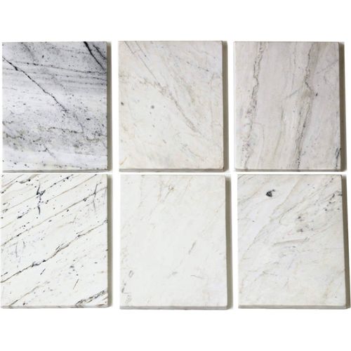 Tables D'appoint Élégantes En Marbre Blanc