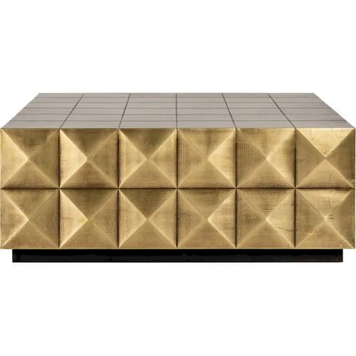 Table De Café Élégante En Laiton