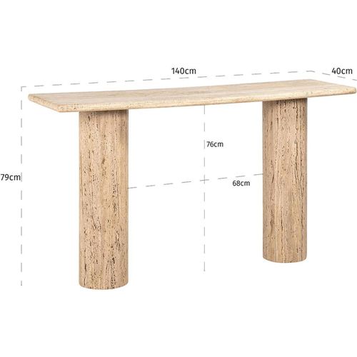 Table Murale Élégance Travertin