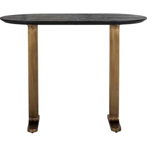 Table De Bar Élégante Noir Et Or