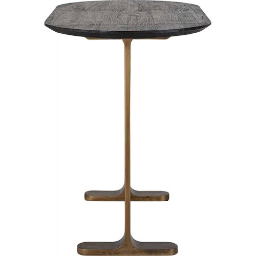 Table De Bar Élégante Noir Et Or