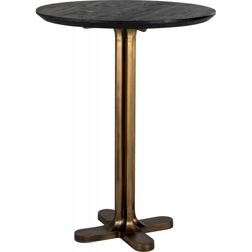 Table Élégante Revelin En Noir Et Or