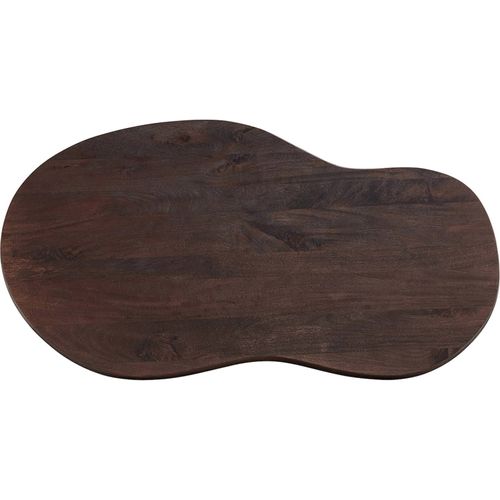 Table De Café Élégante En Bois Foncé