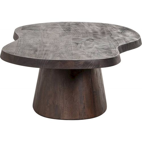 Table De Café Élégante En Bois Foncé