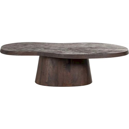 Table De Café Élégante En Bois Foncé