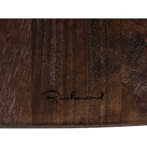 Table De Café Élégante En Bois Foncé