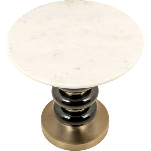 Table De Chevet Élégante En Marbre