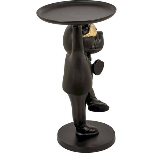 Table Élégante Bullie Noire Et Dorée