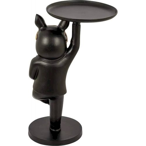 Table Élégante Bullie Noire Et Dorée