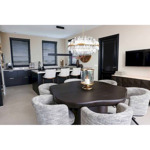 Table De Salle à Manger Organique En Acacia