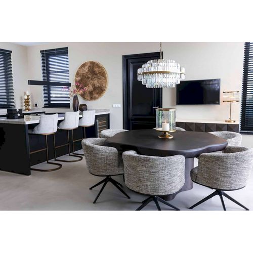 Table De Salle à Manger Organique En Acacia