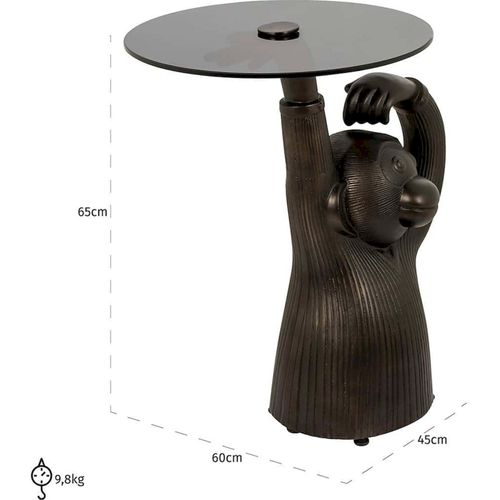 Table Murale Singe Bronze Luxe