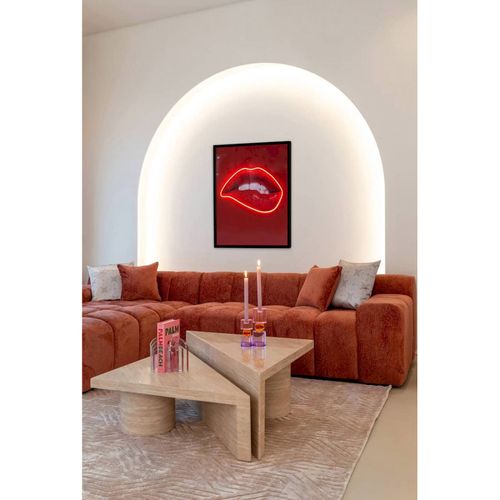 Tables De Café Élégante En Faux Travertin