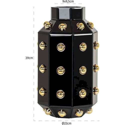 Vase Justa Noir Élégant