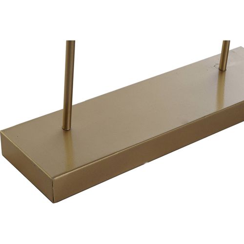 Sculpture Décorative Abstraite Métal Doré Bleu Blanc Moderne