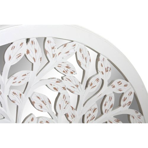 Miroir Décoratif Arbre Usé Blanc Esprit Nature Mural