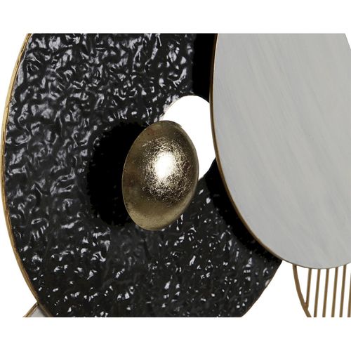 Décoration Murale Métal Doré Abstrait Style Moderne