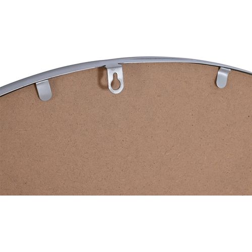 Miroir Mural Rond Effet Argenté Design Moderne Contemporain