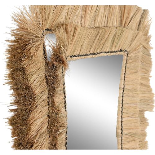 Miroir Mural En Jute Naturel Style Balinais Esprit Bohème Chic